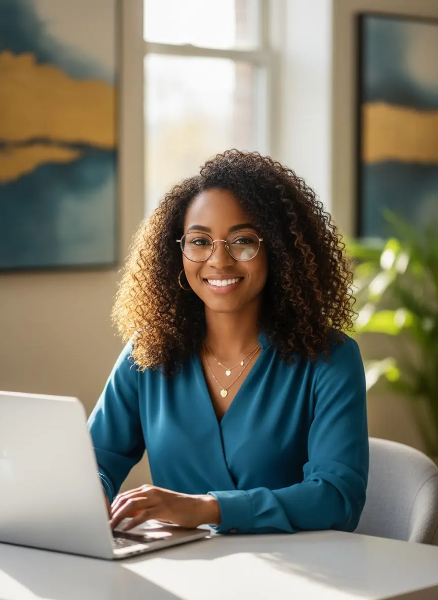Learner building career-ready skills online